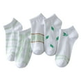 thumbnail image 1 of Uooqdmx Ankle Socks for Women, Cotton Socks for Women, Low Cut Socks Women, Spring Summer Breathable Socks Women, Cotton Socks for Women (5pc), Q One Size, 1 of 4