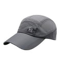 thumbnail image 1 of Uooqdmx Baseball Cap, Sun Hat, Sun Protection Hat, Unisex Mesh Cap Breathable Hat Work Cap Plain Sunshade Baseball Cap Climbing Outdoors Summer Cap, Beach Accessories, Dark Gray One Size, 1 of 3