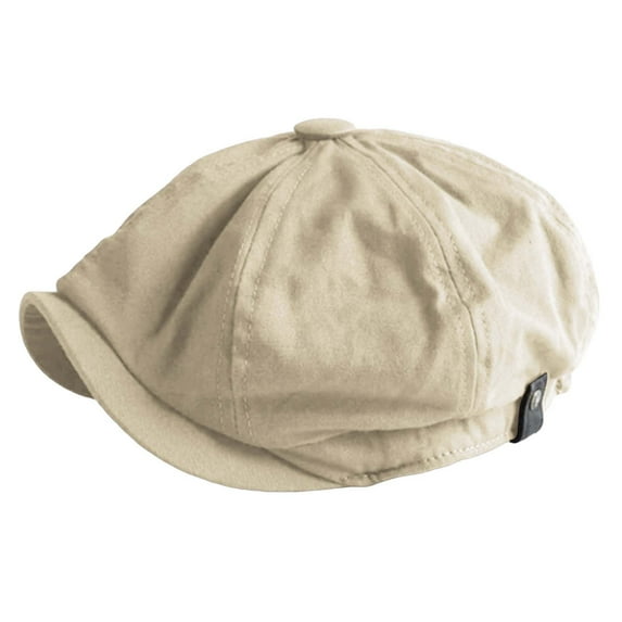 Uooqdmx Beret Hat Men, Vintage Hats for Men, /, Beret Caps Newsboy Cap Tongue Cap Adjustable Cap, /, Beige One Size