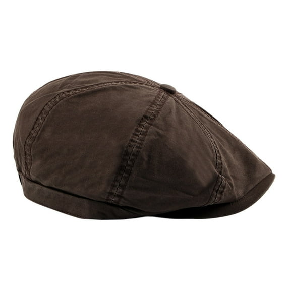 Uooqdmx Beret Hat Men, Vintage Hats for Men, /, Fashion Classic Beret Newsboy Flat Cap Casual Cabbie Hat, /, Coffee One Size