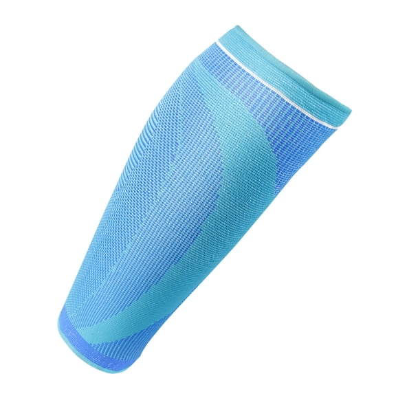Uooqdmx Calf Compression Sleeve, Leg Compression Sleeve, Compression Socks, Footless Compression Socks for Runners, Compression Leg Sleeve, Blue L