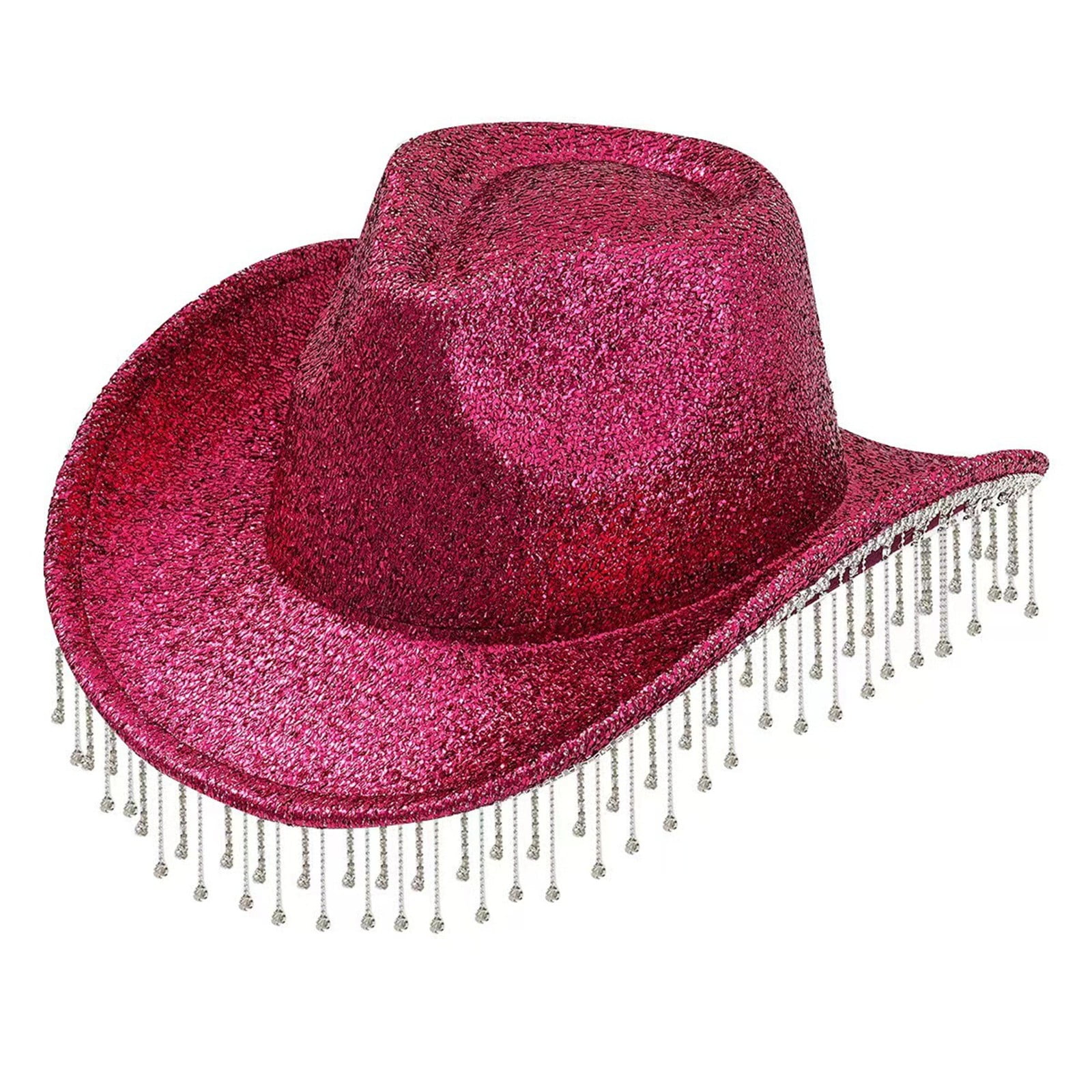 Rhinestone Wide Brim Cowboy Hat Breathable Lightweight Western Cowgirl Hat Keilin Cowgirl Hat Brushed Cowboy Hat for Women and Men  main image 3