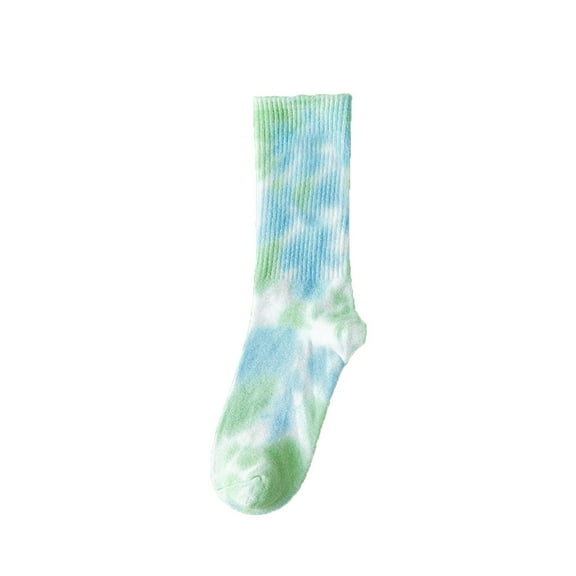 Uooqdmx Crew Socks for Women, Cozy Socks, Breathable Socks Women, Tie Dye Socks, Patterned Socks Women, G One Size