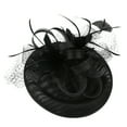thumbnail image 1 of Uooqdmx Fascinators Hats for Women, Fascinators Hats for Women Tea Party, Hat with Veil for Women, Fancy Hats for Women Tea Party, Black One Size, 1 of 7