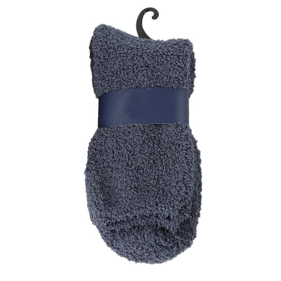 Uooqdmx Fuzzy Socks for Women, Womens Crew Socks, Slipper Socks for Women, Autumn Winter Solid Plush Warm Coral Plush Socks Carpet Socks Sleep Socks, Sleep Socks, Dark Gray One Size