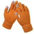 thumbnail image 1 of Uooqdmx Gloves with Touchscreen Fingers Gloves for Cold Weather Creative Printing Warm Winter Knitted and Fashionable and Gloves Snowflake Gloves Winter Gloves B One Size, 1 of 3