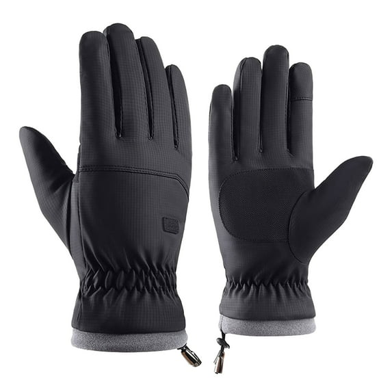 Uooqdmx Gloves with Touchscreen Fingers Ski Gloves and Windproofgloves Watertight Outdoor Gloves Winter Non Slip Adult's Riding Warm Gloves Cycling Gloves Black One Size