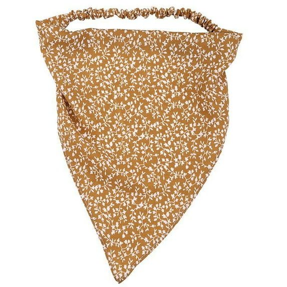 Uooqdmx Head Scarf, Head Scarf, Head Scarf for Women's Hair, Elastic Hair Kerchief Vintage Boho Head Scarf Head Wrap, Head Coverings for Women, Yellow One Size