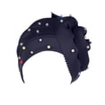 thumbnail image 1 of Uooqdmx Head Wraps for Women, Turbans for Women, Beanie, Chemo Headwear for Women, Navy One Size, 1 of 6