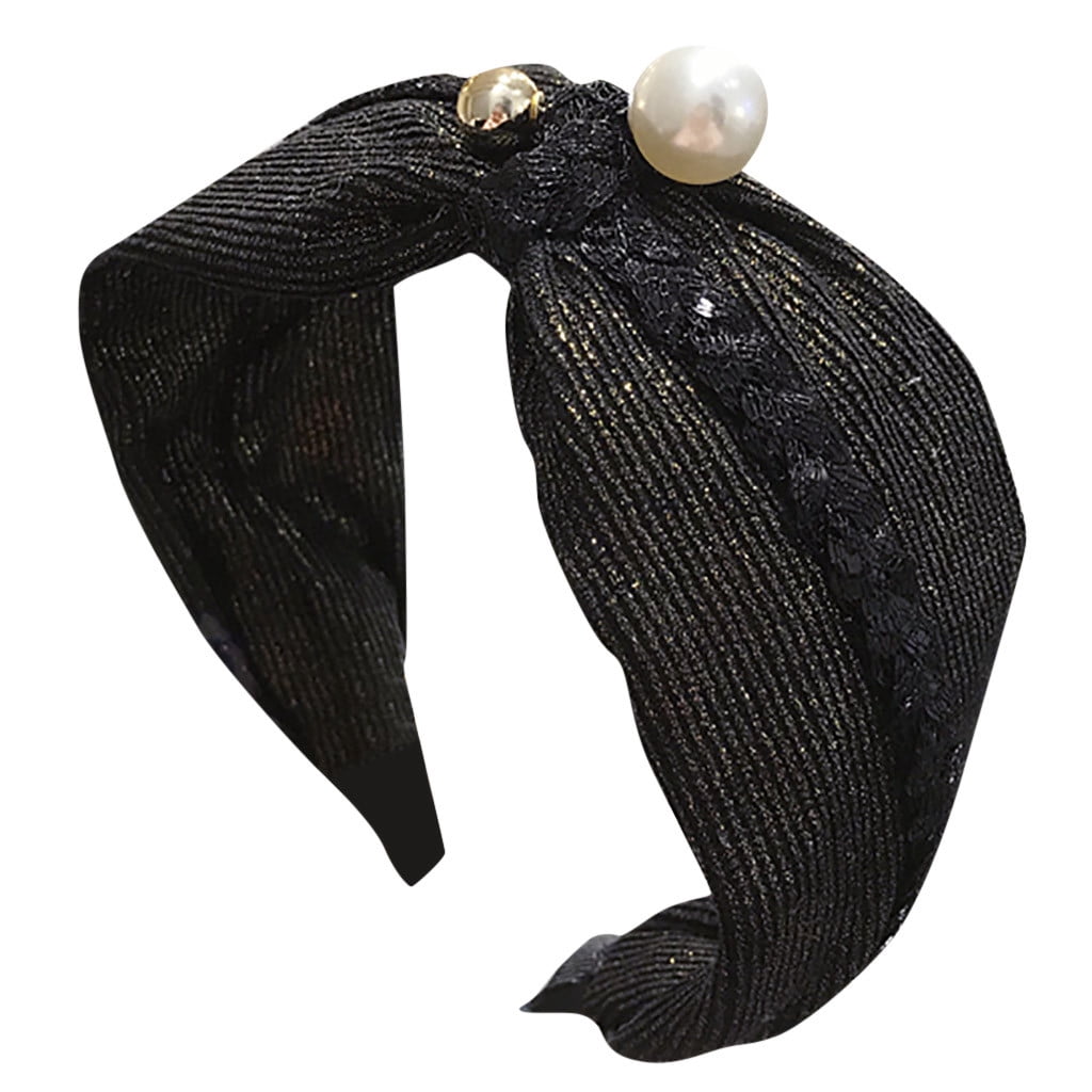 Headbands for Women, Bow Headbands for Girls, Knotted Headband for Women, Women Hair Accessories Ladies Girls Headwear, Diademas Para Mujer De Moda, Black One Size