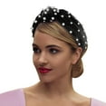 thumbnail image 1 of Clearance!Uooqdmx Headbands for Women, Pearl Headband, Jeweled Headbands for Women, Women Hair Accessories Ladies Girls Headwear, Knotted Headband for Women, Black One Size, 1 of 6