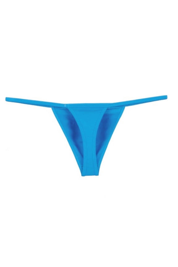 Mens Underwear Thongs Underpants Waist Thong Back Underwear G-string Low Briefs Underwear for Men Blue 1 XXL