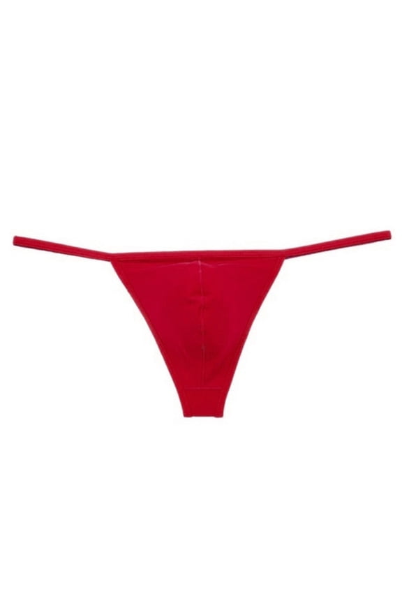 Mens Underwear Thongs Underpants Waist Thong Back Underwear G-string Low Briefs Underwear for Men Red XXL
