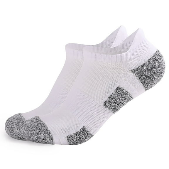 Uooqdmx No Show Socks Men, Ankle Socks, Low Cut Socks Men, Basketball Sports Socks Summer Socks, Running Socks, White XL