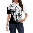 thumbnail image 1 of Uooqdmx Polo Shirts for Women, Womens Polo Shirts Short Sleeve, Dressy Tops for Women, Ladies Polo Shirts with Collar, Womens Work Tops, Gray 1 XL, 1 of 7