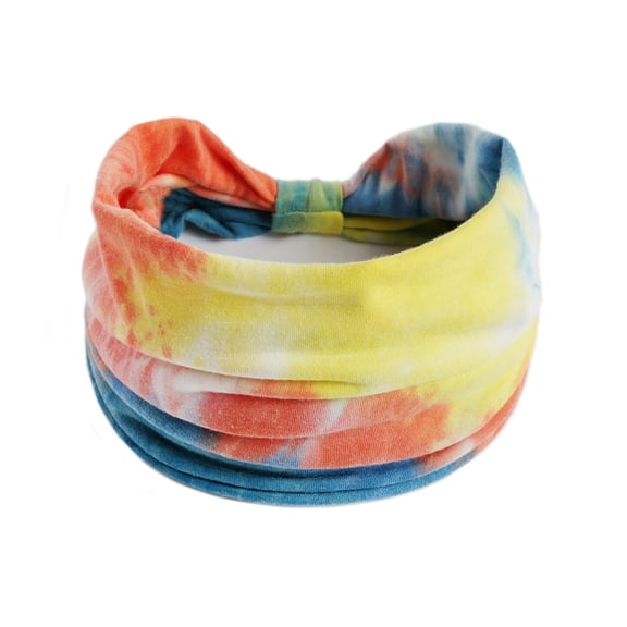 Uooqdmx Sweat Headbands for Women, Running Headband, Elastic Headbands for Women, Head Bands for Women's Hair Accessories for Women, Gym Headbands for Women, Yellow One Size