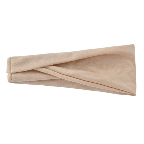 Uooqdmx Workout Headbands for Women, Wide Headbands for Women, Headbands for Women Non Slip, Hair Accessories for Women, Sweat Headbands for Women, Khaki One Size