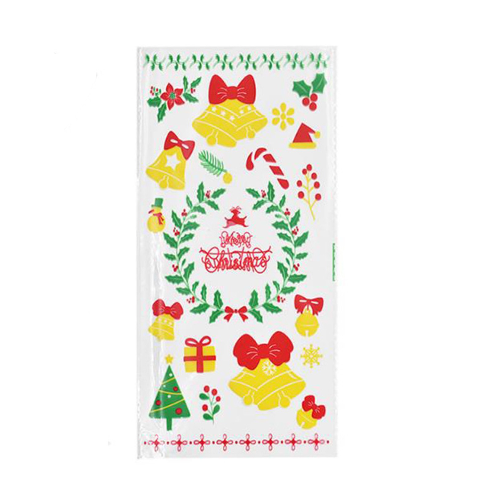 Cellophane christmas treat bags