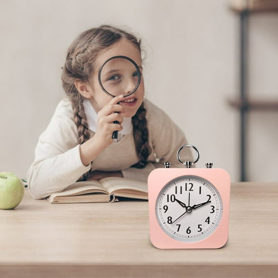 Clearance! VALSEEL Fashion Creatives Candy Lazy Silent Small Alarm Clock Desktop Wind Sweeping Second Clock