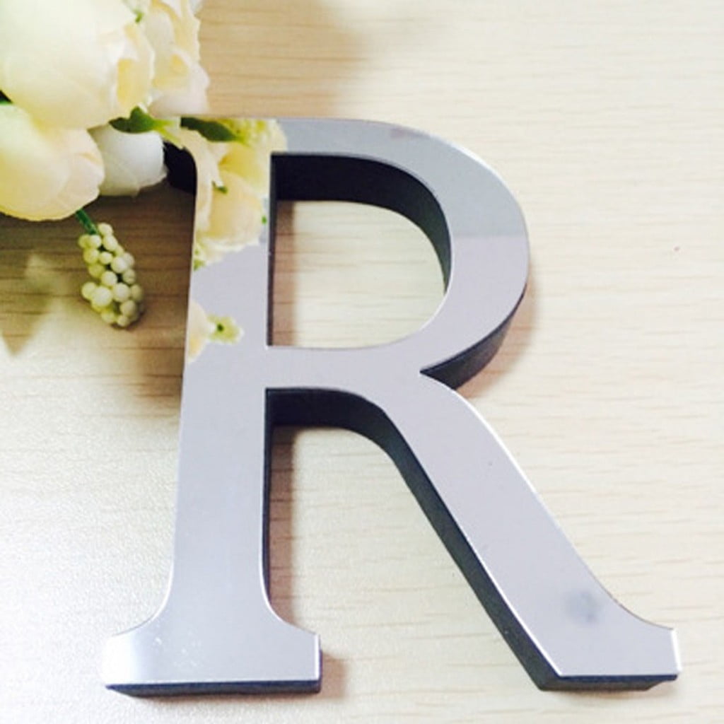 Clearance! VISALY Acrylic Letters Wall Decor 5.9inch, Hanging Letter