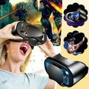 Clearance VR Headset for Phones Virtual Reality Glasses With Wireless Headset Goggles for Max Movies and Games