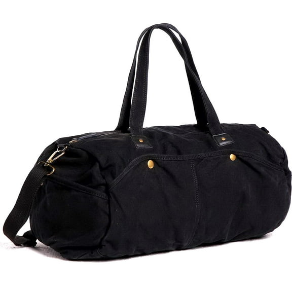 *Clearance* Vagarant Traveler 18.5" Large Hand lift Travel Canvas Bag C35.BLK
