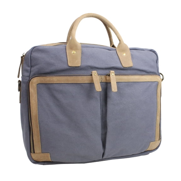 *Clearance* Vagarant Traveler Casual Style Cotton Canvas Large Messenger Laptop Bag C47.BG