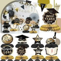 Graduation Decorations,Classroom Decor,2022 Graduation Season Party Honeycomb Decoration Graduation Graduation Party Honeycomb Ball Table Table Decoration,Class Of 2025,Party Decorations