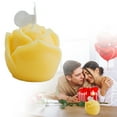 thumbnail image 1 of Clearance!Veeogra Mothers Day Decorations,Gifts For Women,Rose Shape Candles Special Night Candles for Women Handmade Tealight Candle for Anniversary Wedding Birthday Home Decoration,Candles,Yellow, 1 of 6