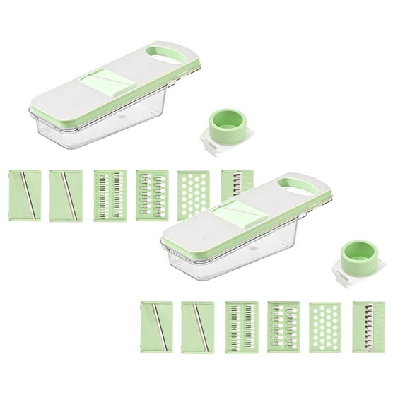Clearance Vegetable Cutter under $20 7 In 1 Adjustable Vegetable Slicer Stainless Steel Kitchen Slicer Grater For Vegetable Slicer Cucumber Slicer Thin Slicer Vegetable Slicer