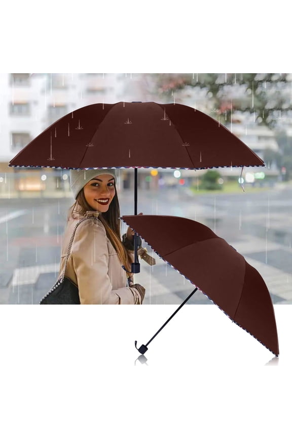 Clearance Vekome Extra Large Umbrella Double Purpose Thickened Sunshade Umbrella Folding Umbrella