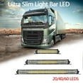 thumbnail image 1 of Clearance Vekome Ultra Slim Light Bar LED Spots Floods Combo Rows offroad NEW, 1 of 8