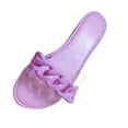 thumbnail image 1 of Clearance VerPetridure Sandals Women's Sandals Summer Casual Flat Sandals Transparent Comfy Beach Roman Shoes Flip Flop, 1 of 6