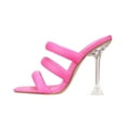 thumbnail image 1 of Clearance VerPetridure Women's Sandals Summer Casual Extorty Sexy High Heel Open Toe Straps Combination Sandals, 1 of 3