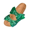 thumbnail image 1 of Clearance VerPetridure Women's Sandals Summer Casual Shoes Bohemian Colored Diamonds Low-heeled Casual Comfortable Wear-resistant Sandals, 1 of 4