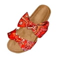 thumbnail image 1 of Clearance VerPetridure Women's Sandals Summer Casual Shoes Low-heeled Sandals Casual Comfortable Wear-resistant Sandals Beach Shiny Rhinestones Bohemian Flip Flops, 1 of 4