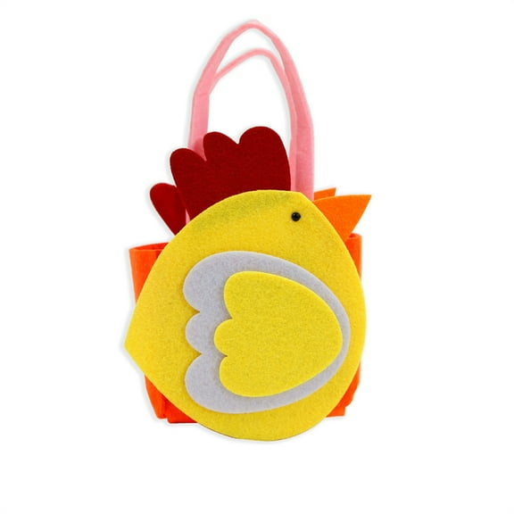 Clearance Vggrvlo Easter Basket Ba-by Gift Baskets Stripe Storage Gifts Candies Personalized Easter Party Gifts Easter Decor Yellow