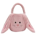 thumbnail image 1 of Clearance Vggrvlo Easter Bunny Baskets with Handle Ba-by Gift Baskets with Handle Cartoon Egg Hunt Containers for Easter Gifts Easter Decor pink, 1 of 5