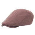 thumbnail image 1 of 2025 Visors Black Grey Herringbone Newsboy Baker Boy Tweed Flat Cap Mens Gatsby Hat, 1 of 2