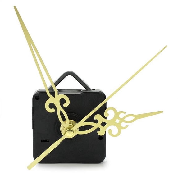 Clearance! VogueV Movement + Hour/Minute/Second Hand + Screw + Washer + Plastic Washer, Wall Replacement Hands Diy Gold Mechanism Quartz Movement Clock Clock