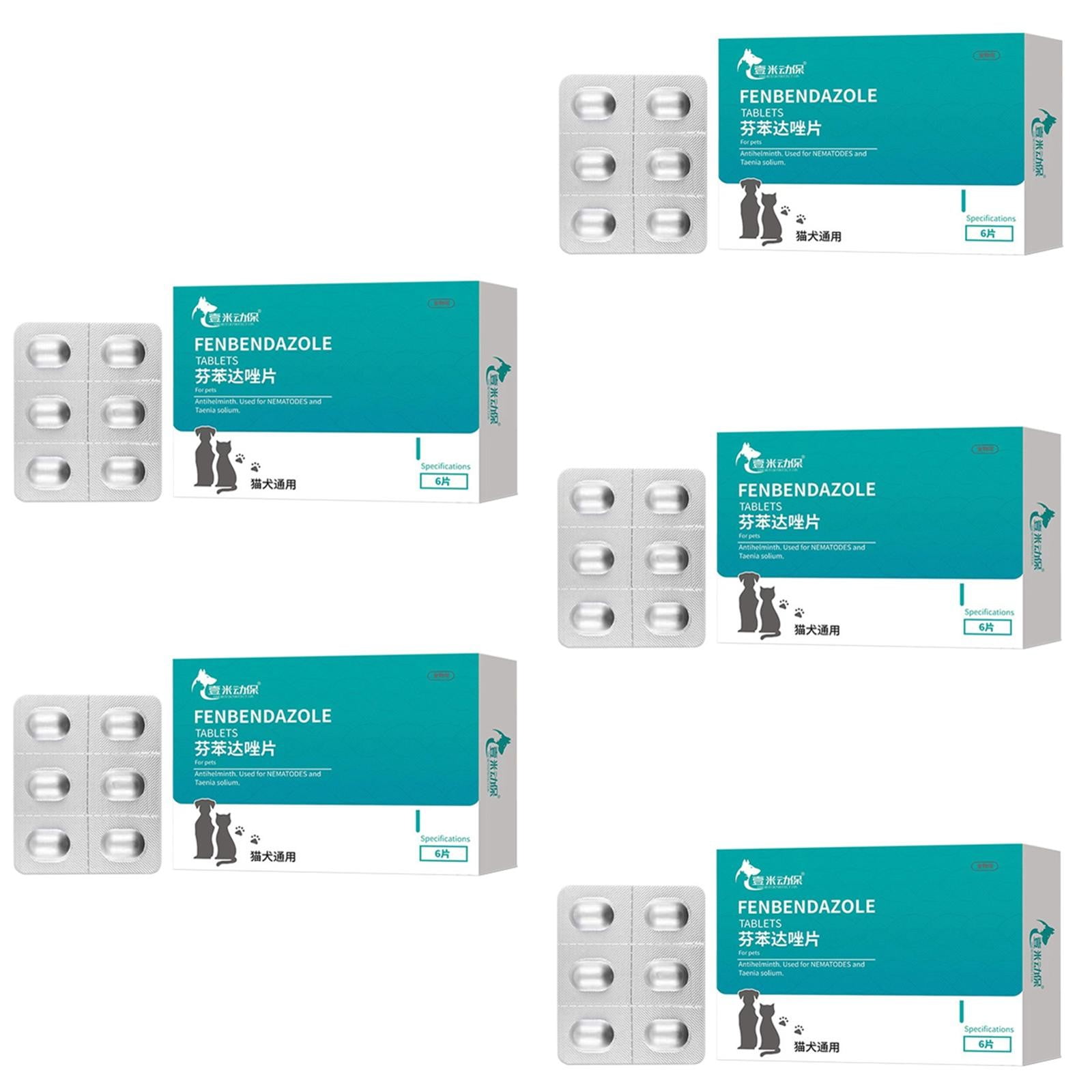 Clearance WEANT Cat Dewormer Tablets 6 Tablets/Box Dewormer for Pets