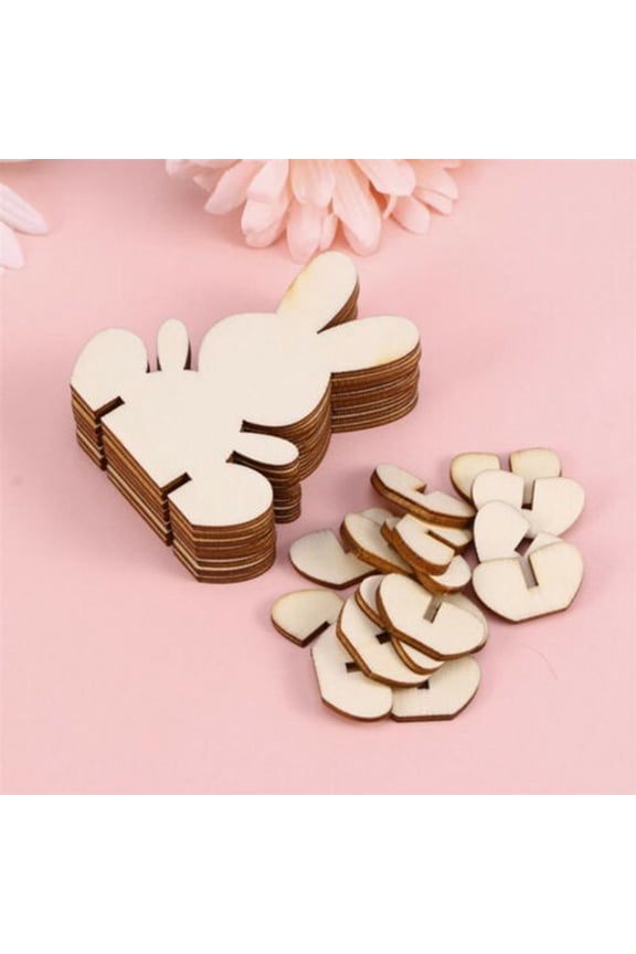 Clearance! WEANT Spring Decor Easter Decor Pendants DIY Rabbit Easter Wood Chips Hanging Ornaments Easter Decorations Farmhouse Tiered Tray Decor A11