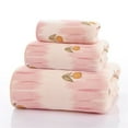 thumbnail image 1 of Clearance WOAHU Bath towel,Beach towel,Coral Velvet Towel Three Piece Set: A Luxurious And Soft Absorbent Souvenir A Warm And Thoughtful Choice, 1 of 9