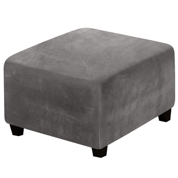Clearance WOAHU Low stool protective cover,Velvet low stool cover,Square sofa cover, square footstool, protective storage stool, stretch pad, elastic bottom, solid velvet plush fabric