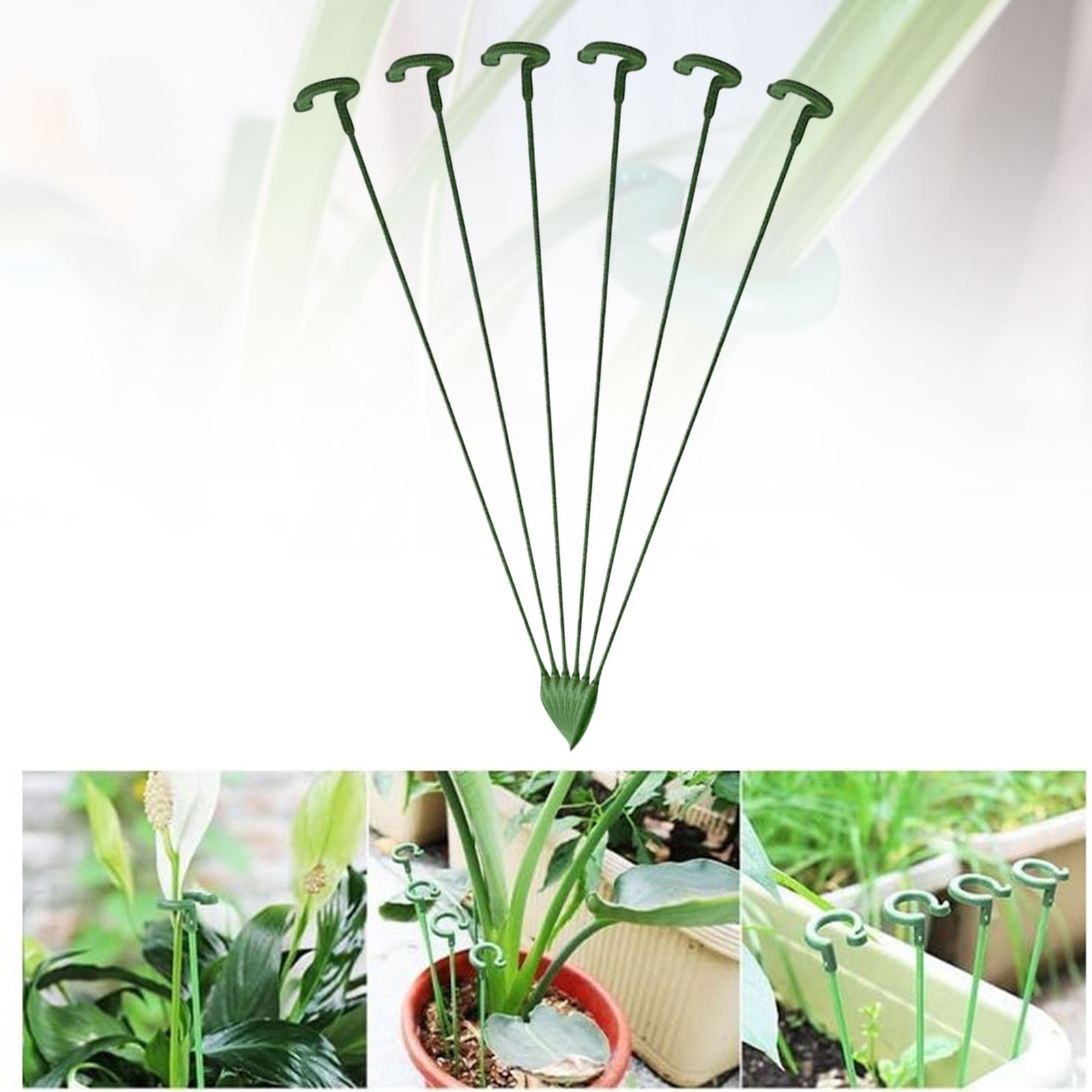 Clearance! WOCACHI 6pcs Plant Support Stakes Upgrade Plant Support