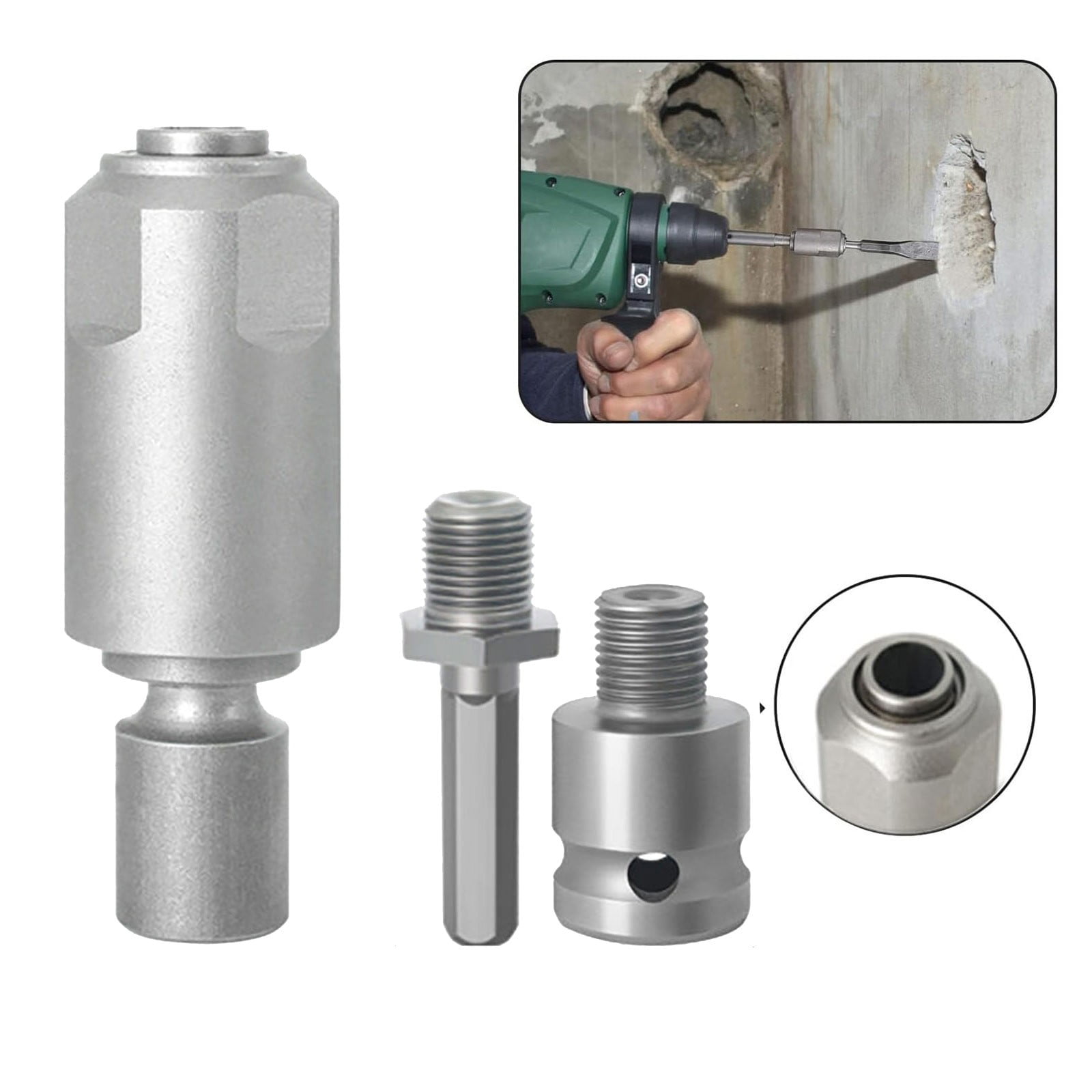 Clearance! WOCACHI SDS Max to SDS Plus Adapter High Steel SDS Max to