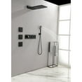 thumbnail image 1 of Clearance! Wall Mounted Waterfall Rain Shower System With 3 Body Sprays & Handheld Shower, 1 of 9