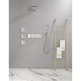 thumbnail image 1 of Clearance! Wall Mounted Waterfall Rain Shower System With 3 Body Sprays & Handheld Shower, 1 of 9