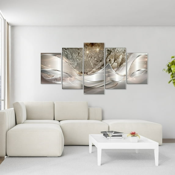 Clearance!Wall Paintings,Bedroom Art,Set of 5 Abstract Flower Wall Art Canvas Wall Decorative Painting Without Frame,Wall Pictures For Living Room,Canvas Wall Art,Office Wall Decor,Wall Decorations