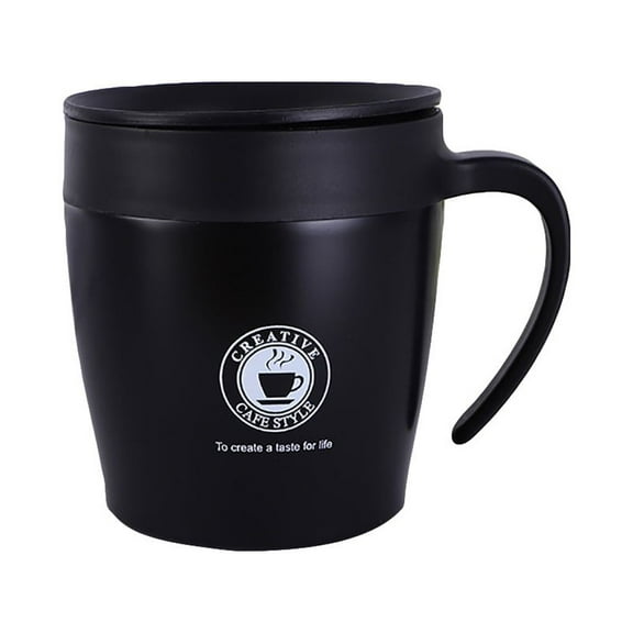 Clearance! Wall Steel Coffee Mug Insulated With Lid Water Cup Stainless Double Kitchen,Dining & Bar